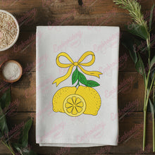 Lemon Bow Embroidery Design