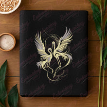 Cranes Bird Embroidery Design