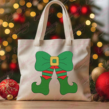 Christmas Elf Bow & Legs Embroidery Design