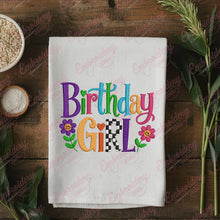 Birthday Girl Colorful Embroidery Design for Women