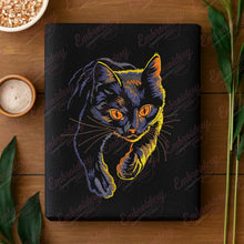 Black Cat In Darkness Embroidery Design