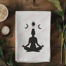 Yoga Moon Embroidery Design
