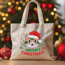 Meowy Christmas Cat Embroidery Design