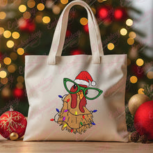 Christmas Chicken Embroidery Design
