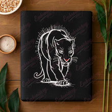 Panther Outline Embroidery Design