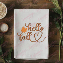 Hello Fall Embroidery Design