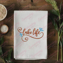 Lake Life Summer Embroidery Design