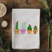 Indoor Gardening Plants Embroidery Design