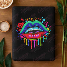 Colorful Lips Embroidery Design