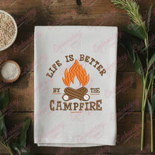 Life Is Better By The Campfire Embroidery Design
