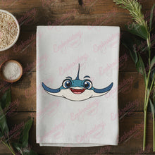 Smiling Stingrays Embroidery Design