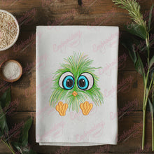 Green Angry Bird Embroidery Design