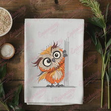 Cute Peeking Owl Embroidery Design