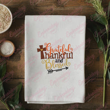 Grateful Thankful And Blessed Embroidery Design