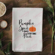 Pumpkin Spice Makes Everything Nice Thanksgiving Embroidery Design