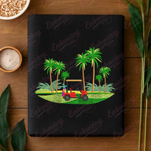 Golf Cart Machine Embroidery Design