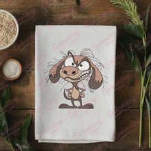 Crazy Dog Embroidery Design