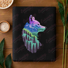 Wolf Face Vintage Embroidery Design