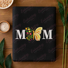 Floral Butterfly Mom Embroidery Design