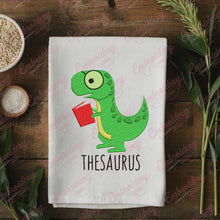 Thesaurus Dinosaur Embroidery Design