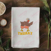 Twerky Funny Thanksgiving Turkey Embroidery Design