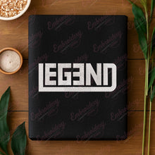 Legend Typography Digital Embroidery Design