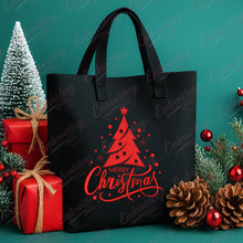 Red Christmas Tree Embroidery Design