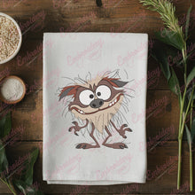 Funny Crazy Dog Embroidery Design