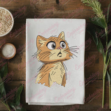 Cute Pet Cat Embroidery Design