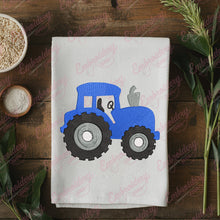 Charming Farm Tractor Embroidery Design