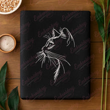 Cat Shadow Machine Embroidery Design