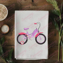 Children's Bicycle Embroidery Design