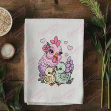 Chicken Family Embroidery Design