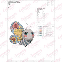 Cute Butterfly Embroidery Design