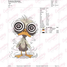 Funny Duck Machine Embroidery Design