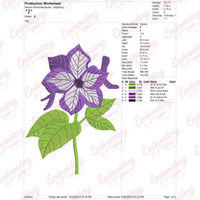 Floral Azalea Embroidery Design