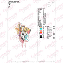 Jack Russell Terrier Dog Peeking Out Embroidery Design
