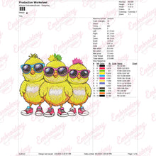 Funny Duck Squad Embroidery Design