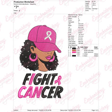 Fight Breast Cancer Embroidery Design