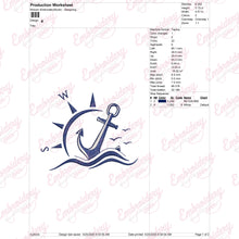 Anchor Machine Embroidery Design