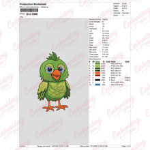 Baby Bird Embroidery Design