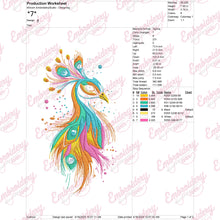 Beautiful Peacock Embroidery Design