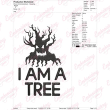 Halloween Spooky Tree Embroidery Design
