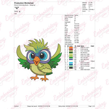 Bird Embroidery Design
