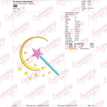 Magic Wand Embroidery Design