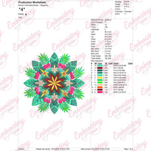 Unique Mandala Embroidery Design