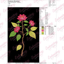 Rose Flower Embroidery Design
