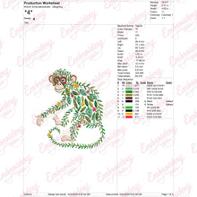 Manky Flower Embroidery Design