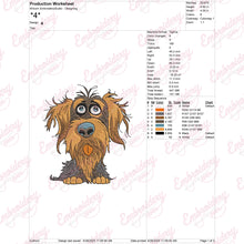 Funny Dog Digital Machine Embroidery Design