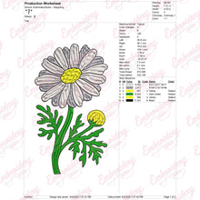 Daisy Bouquet Embroidery Design